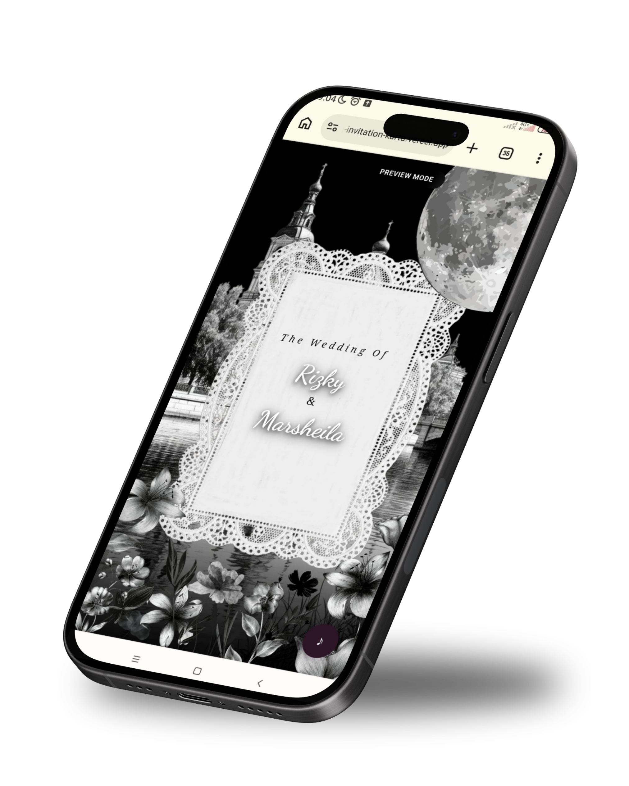 Mockup Tema Noir Orchid
